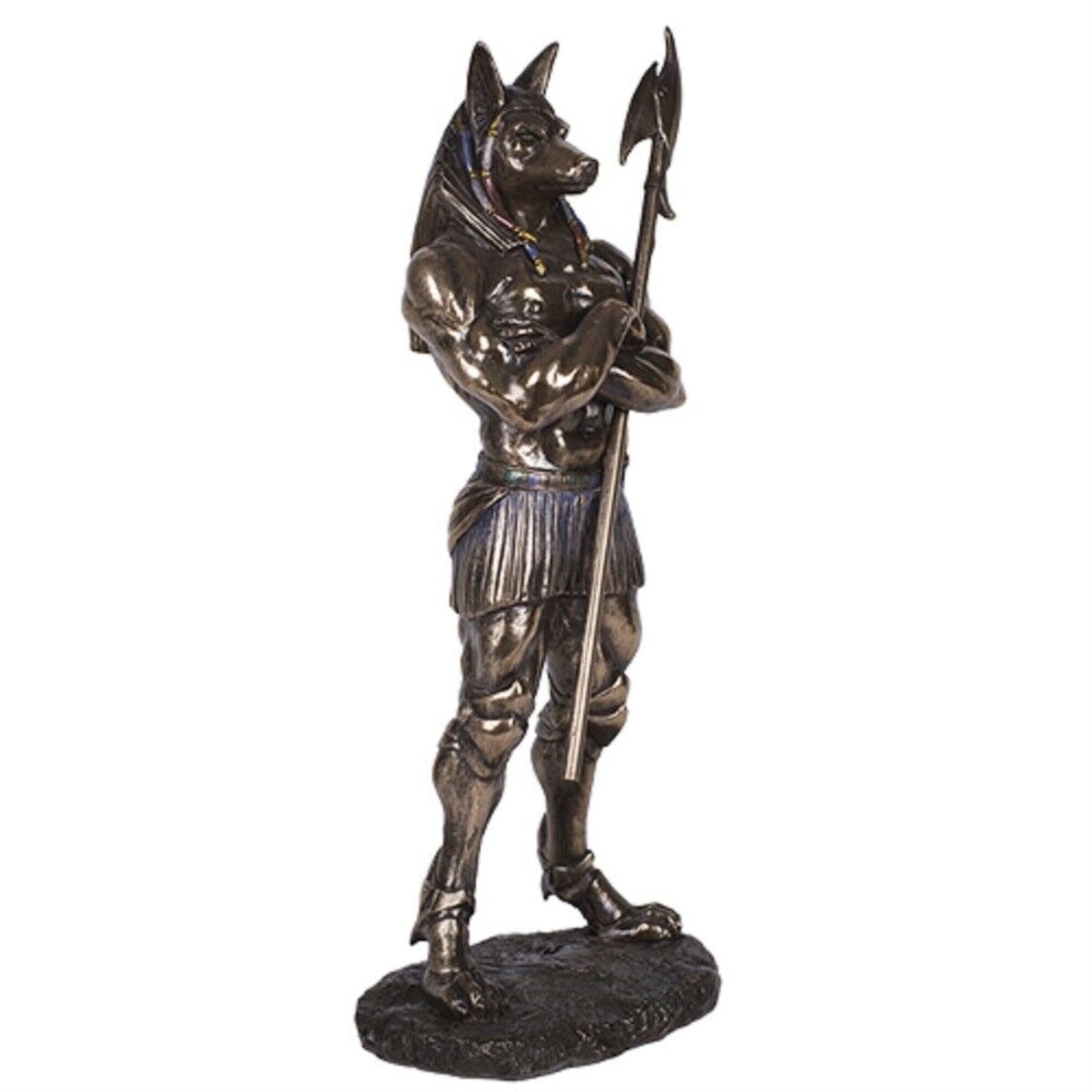 Egyptian God Anubis Statue Deity Jackal Figurine Egypt Decoration 10.5 inch