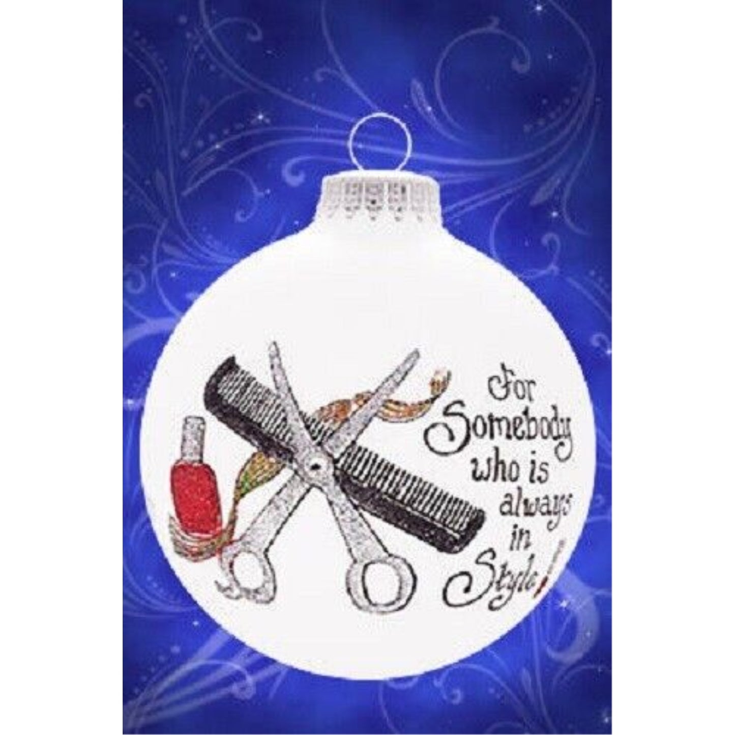 Someone with Style Beauty Hair Stylist Ornament Made in the USA Barber Gift Idea
