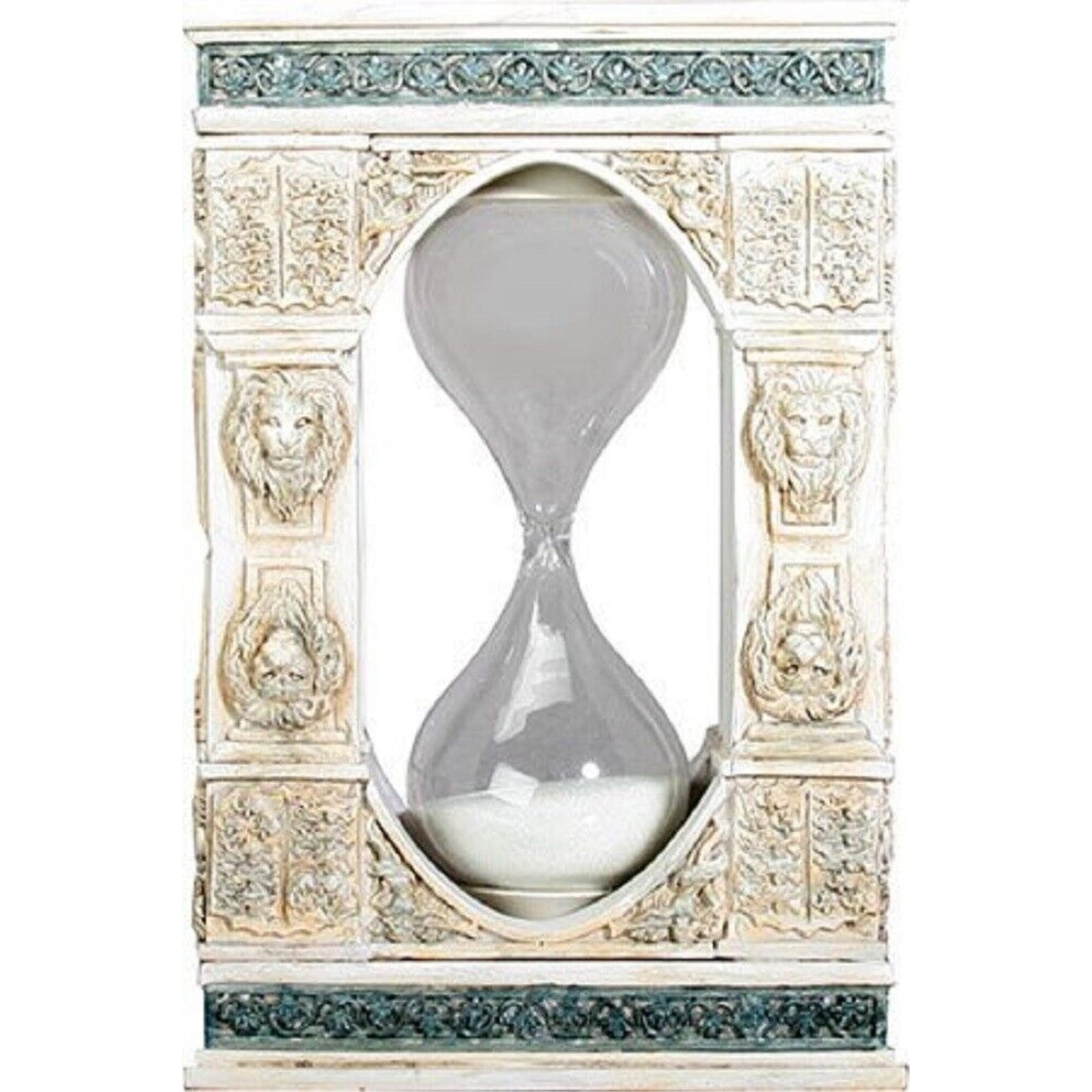 Leone Sand Timer Hourglass Lion Design Home Decoration Keep Time 6.25 inch