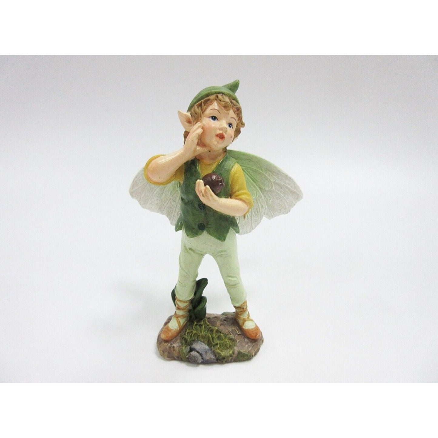 Mini Fairy Garden Boy Fairies Set of 3 Decorative Mini Garden of Enchantment Figurine 3 Inch Starter Kit