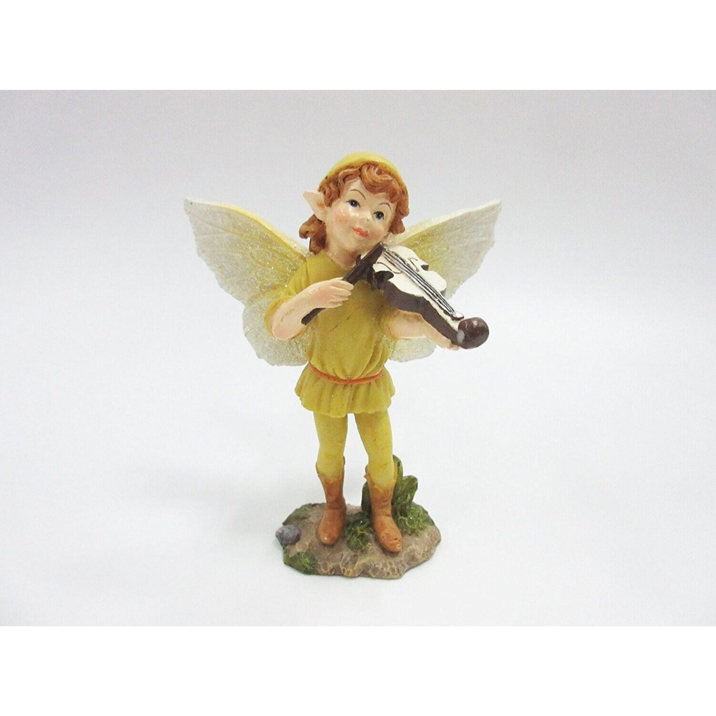 Mini Fairy Garden Boy Fairies Set of 3 Decorative Mini Garden of Enchantment Figurine 3 Inch Starter Kit