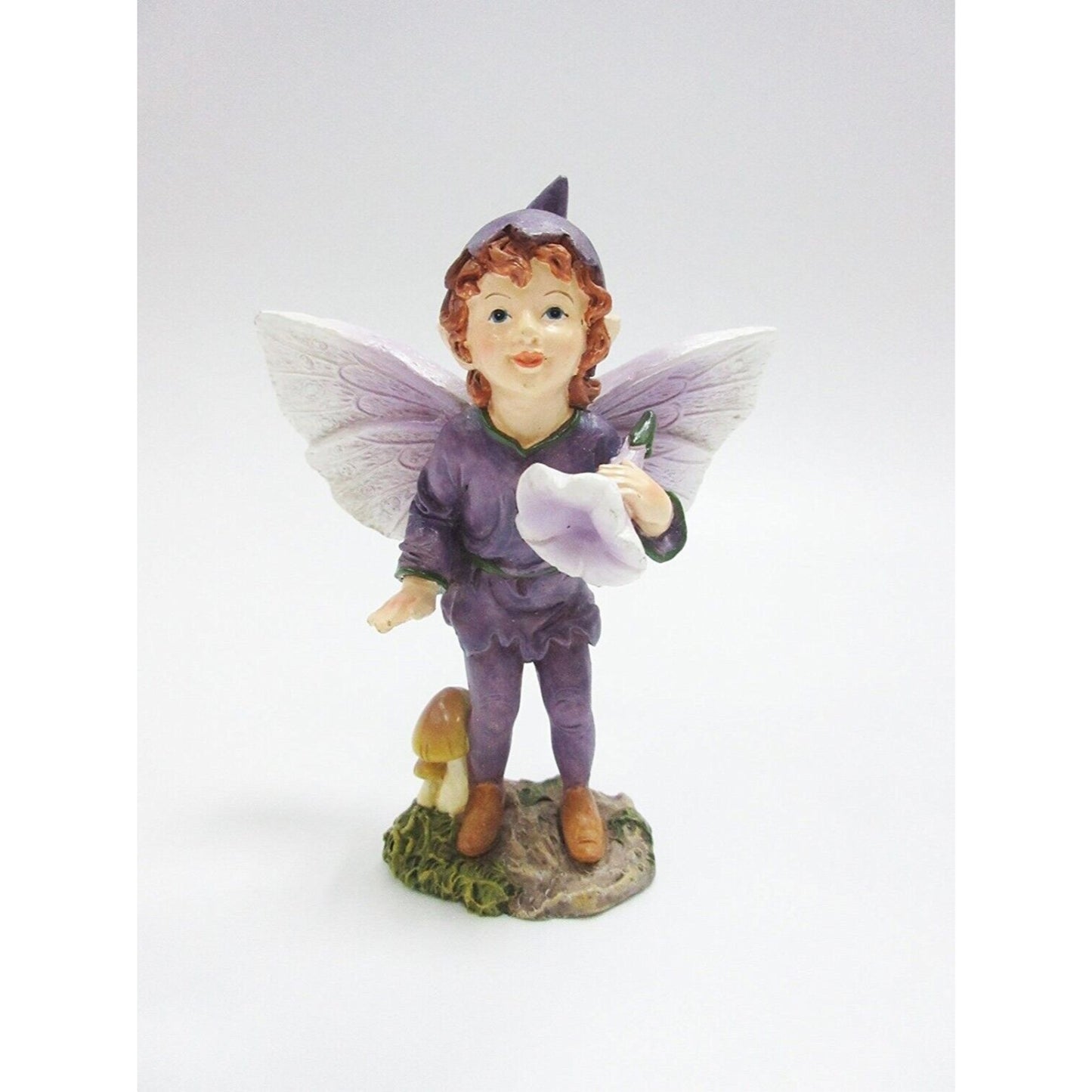Mini Fairy Garden Boy Fairies Set of 3 Decorative Mini Garden of Enchantment Figurine 3 Inch Starter Kit