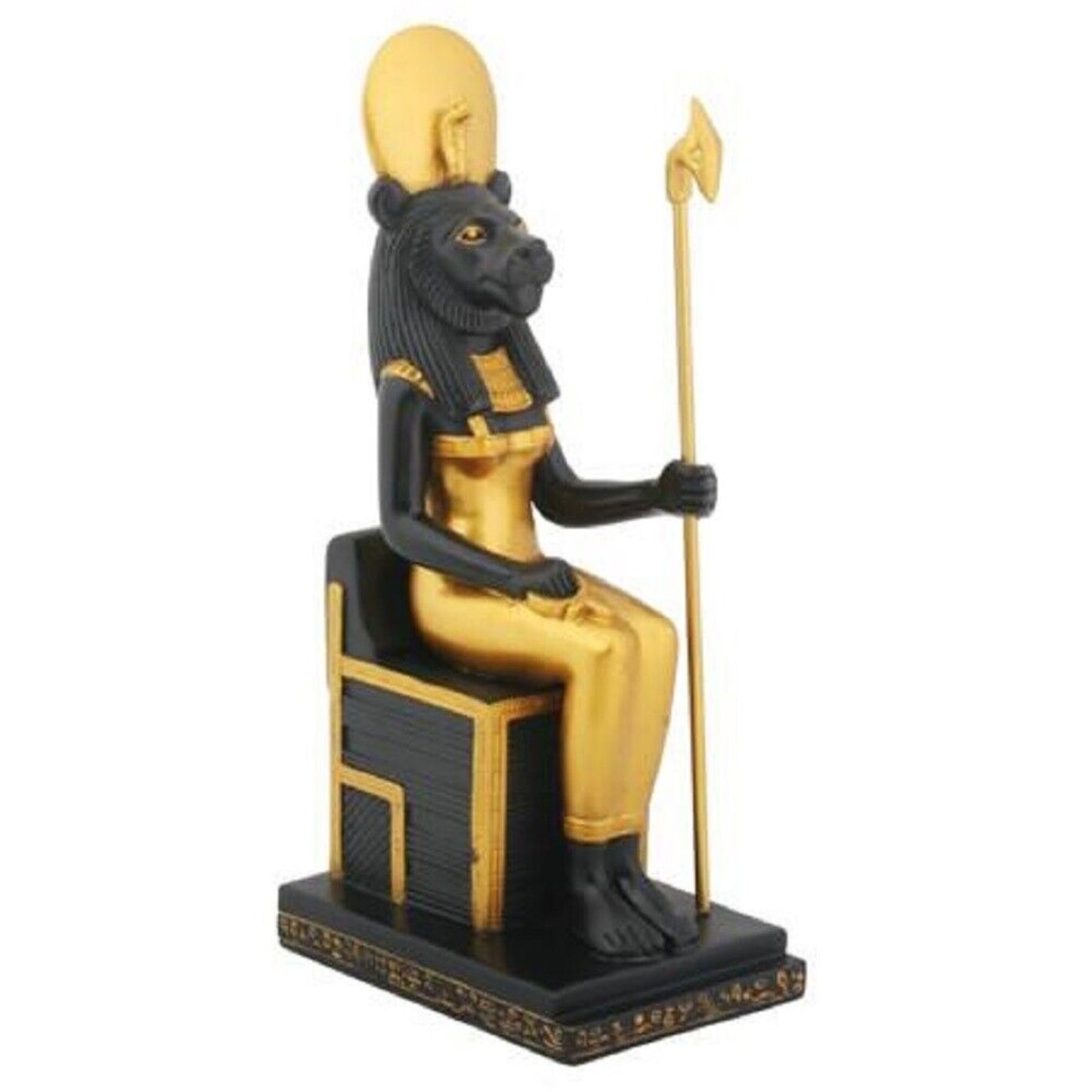 Sitting Sekhmet Egyptian Collectible Figurine Egypt 7.25 inch