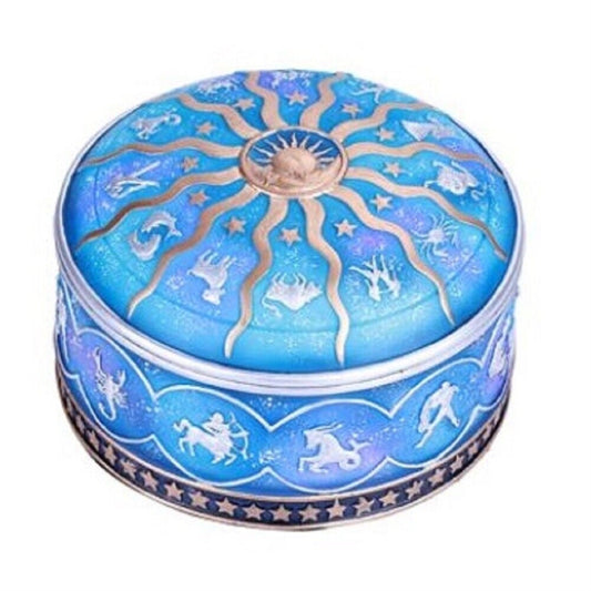 Zodiac Jewelry Trinket Keepsake Box Container
