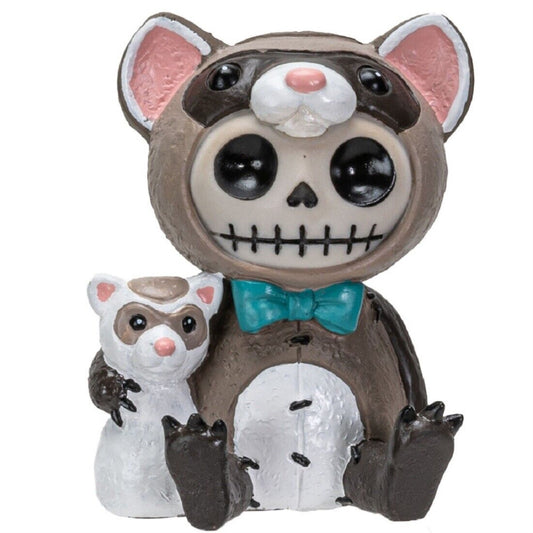 Furrybones Ferris Skeleton in Ferret Costume Figurine 3 inch