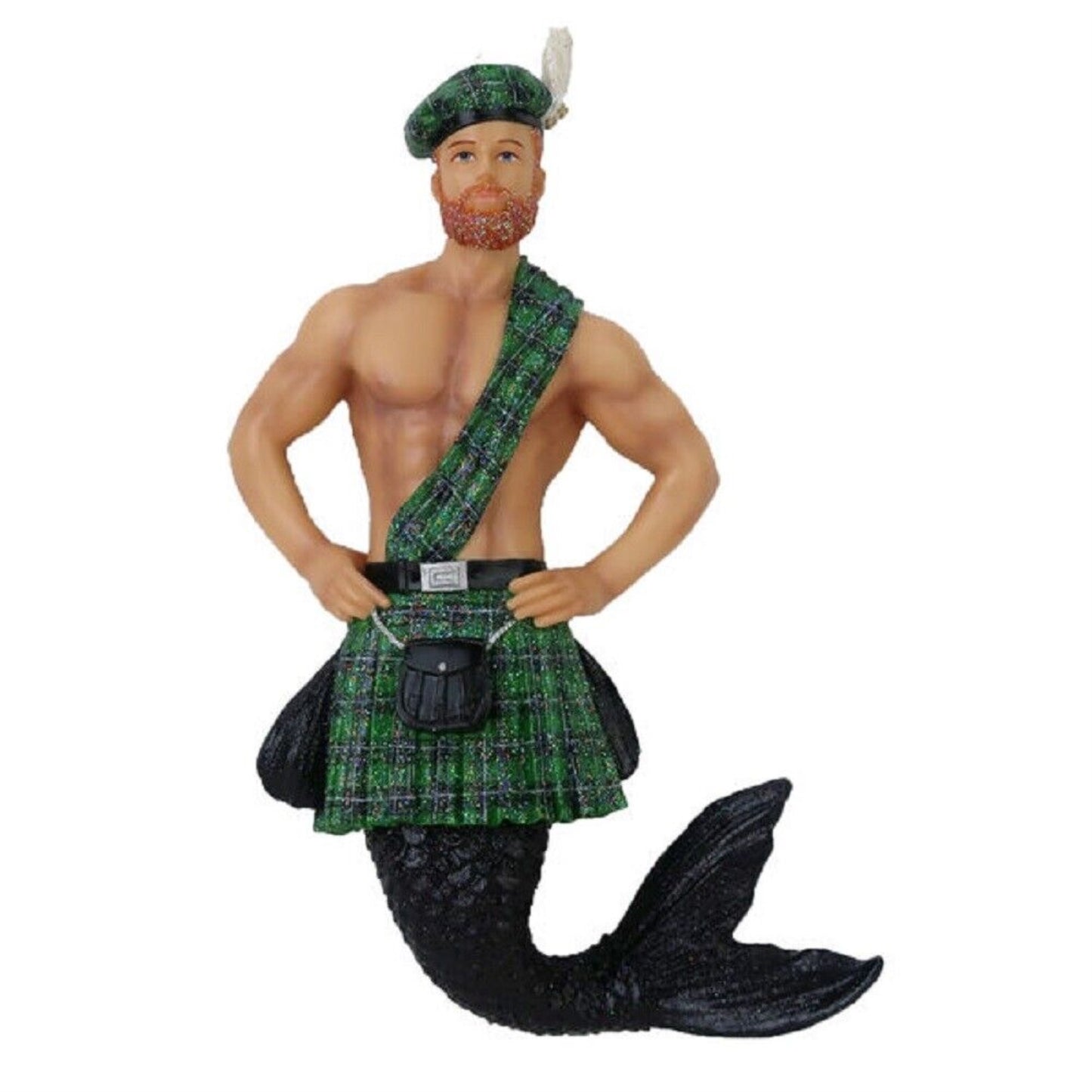 December Diamonds Keltic Kelly Merman Christmas Ornament