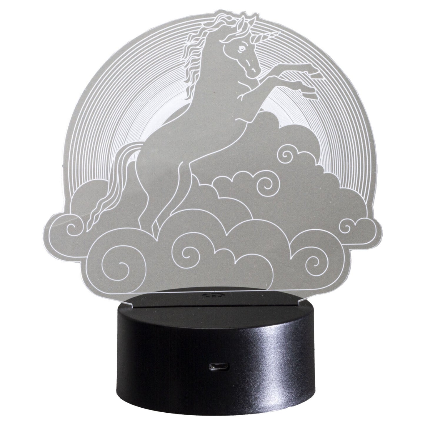 LED Light 3D Unicorn Decorative Sign Home Decor