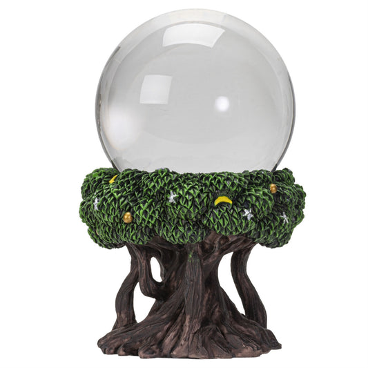 Tree of Life Gazing Ball Resin and Glass Home Decoration 8.5 inch