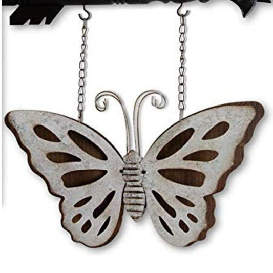 K&K Interiors Metal and Wood Double Sided Butterfly Arrow Replacement Sign 15 inch  - Arrow Sold Separately
