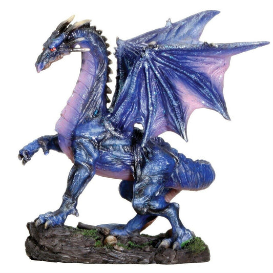Midnight Dragon Serpent Collectible Figurine 4.75 inch