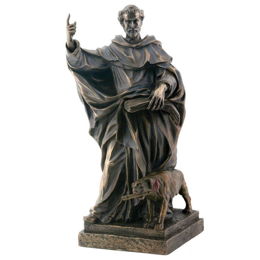 Saint Dominic Religious Priest Collectible Figurine 8 inch