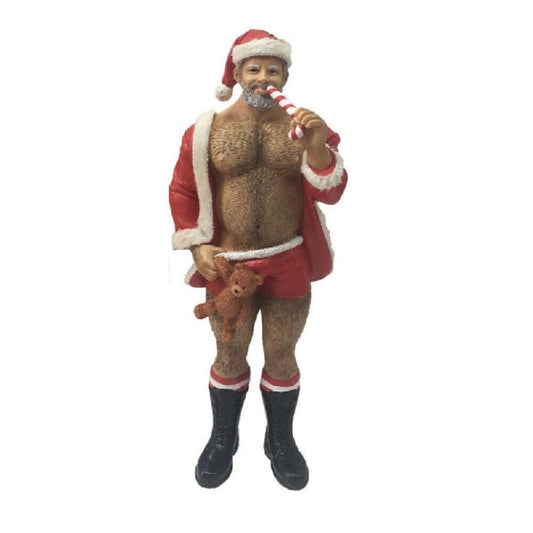 December Diamonds Poke The Bear Santa Bear Ornament