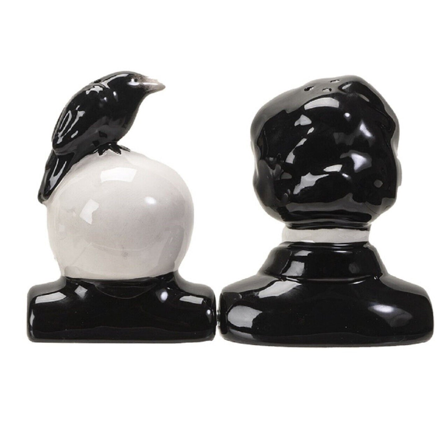 Pacific Trading Edgar Allen Poe Salt and Pepper Shaker Set 3 Inch