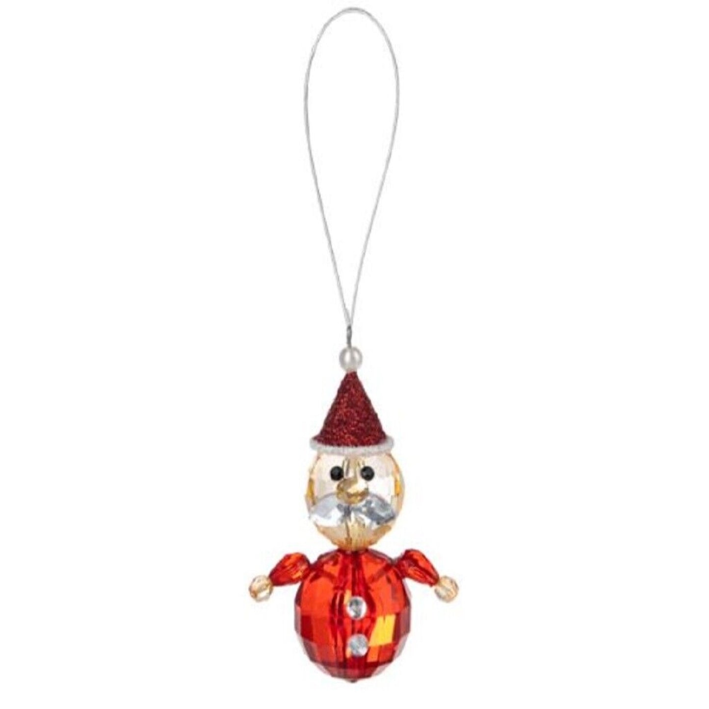 Ganz Santa Claus Acrylic Christmas Tree Ornament 3 Inch Multicolor