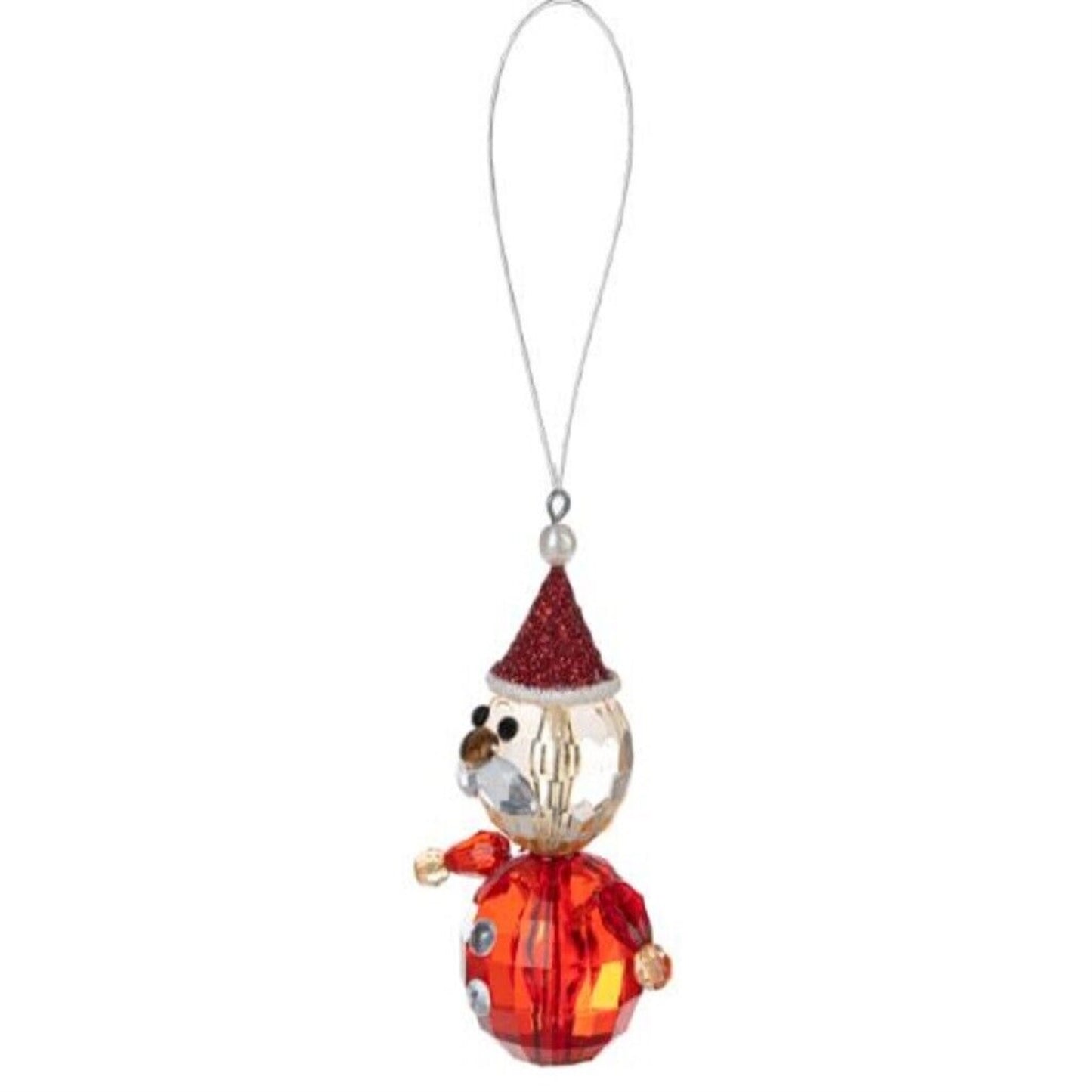 Ganz Santa Claus Acrylic Christmas Tree Ornament 3 Inch Multicolor