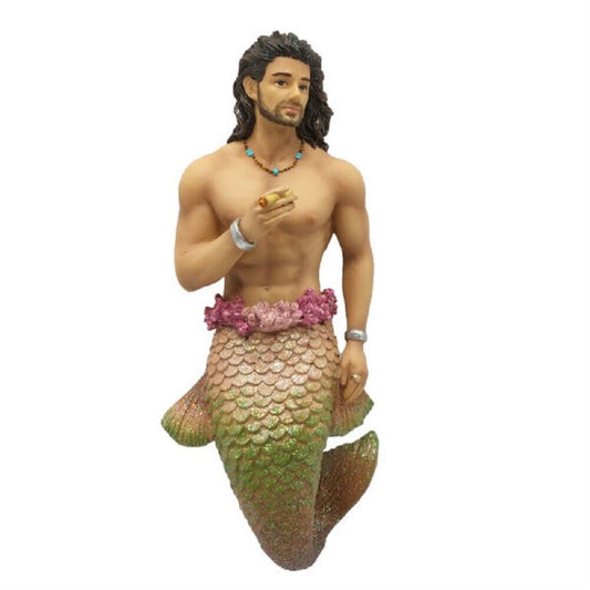 December Diamonds 55-55172 Reefer Bud Resin Merman Ornament