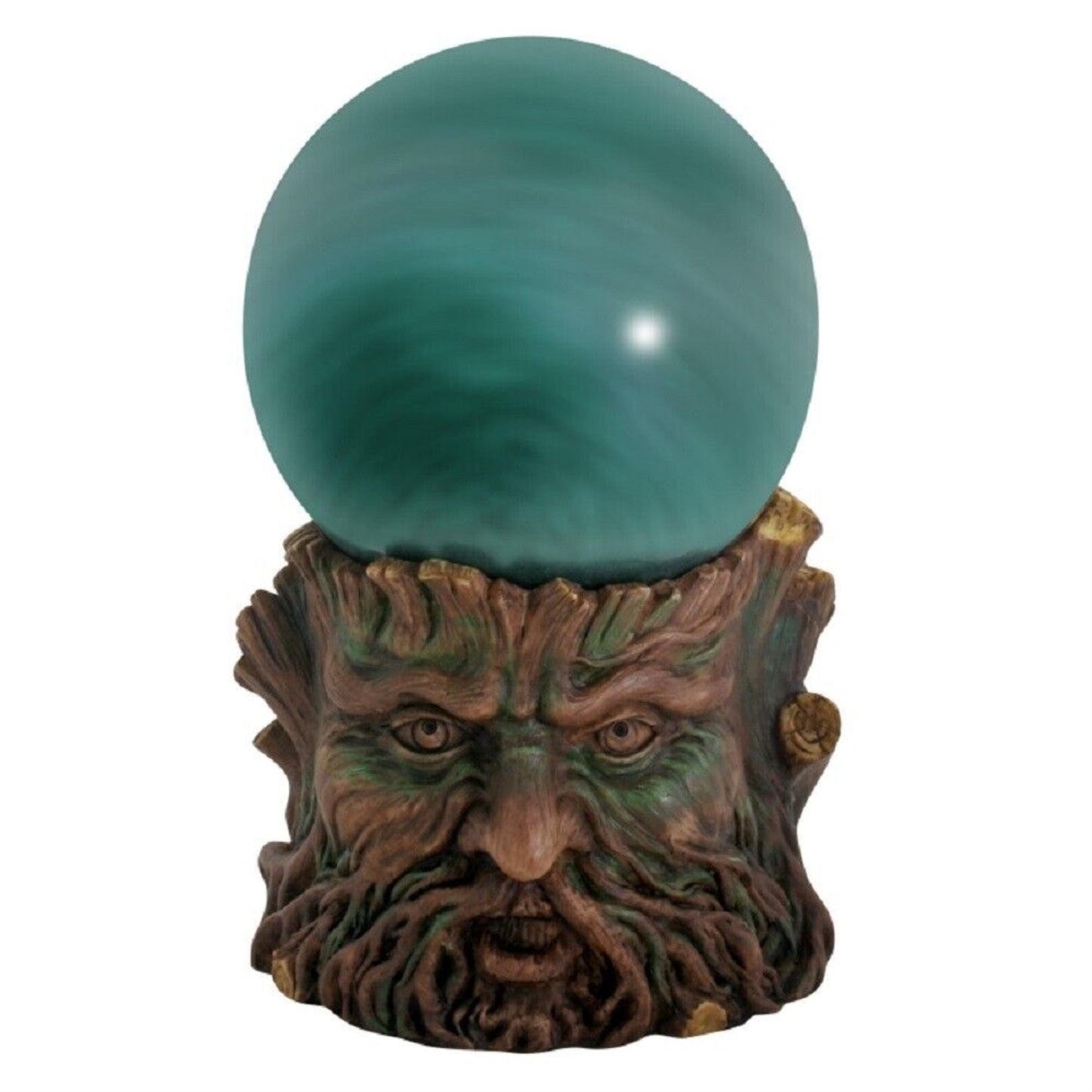 Greenman Storm Ball Figurine Home Decor Fantasy Statue 7.25 inch