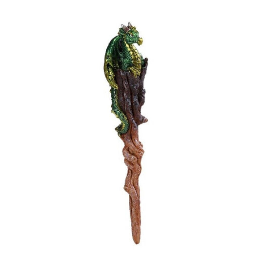 Aragon Green Dragon Cosplay Wand 9.5 Tall Accessory Fantasy Decor