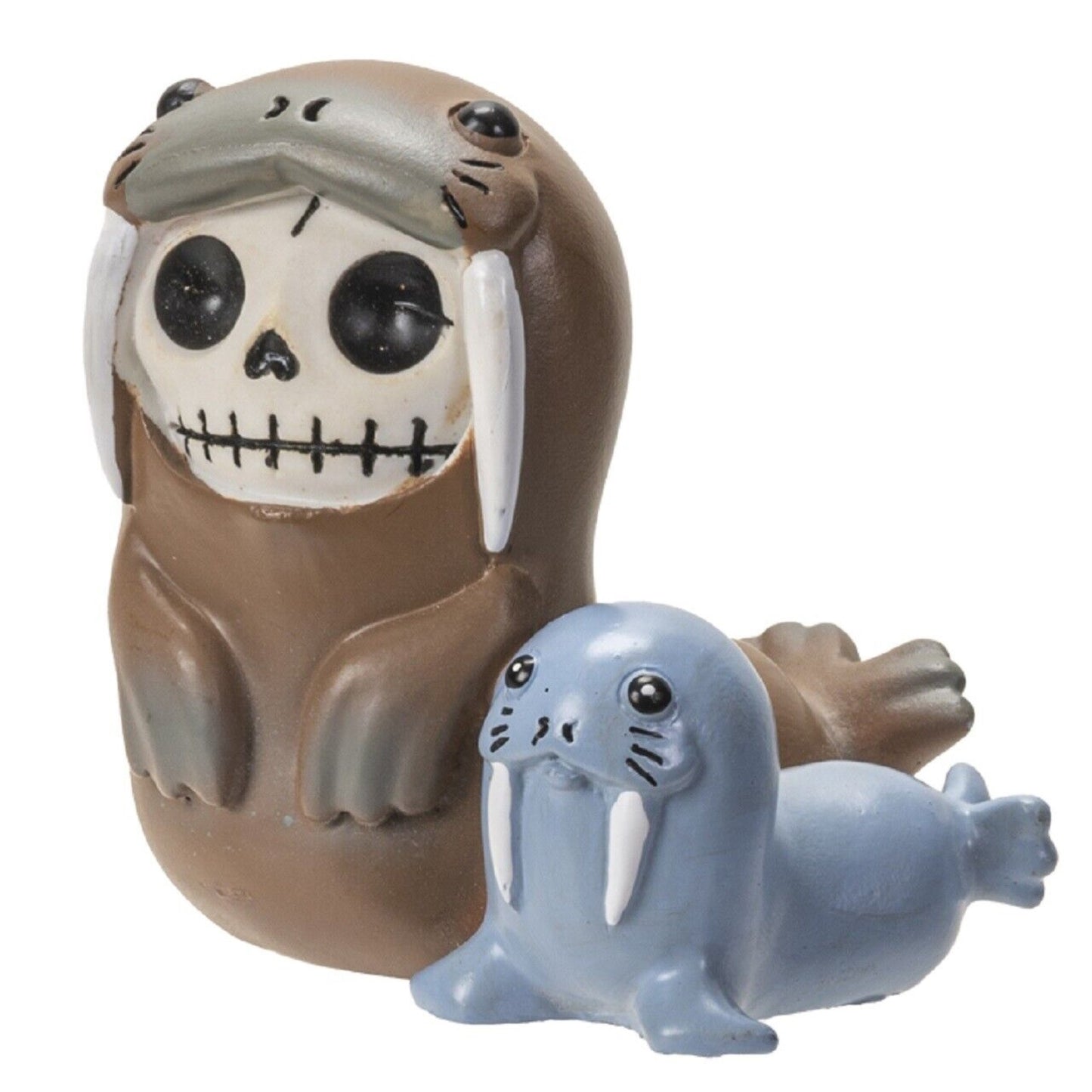 Furrybones Utchi Walrus Skeleton in Costume Figurine 2.5 Inch