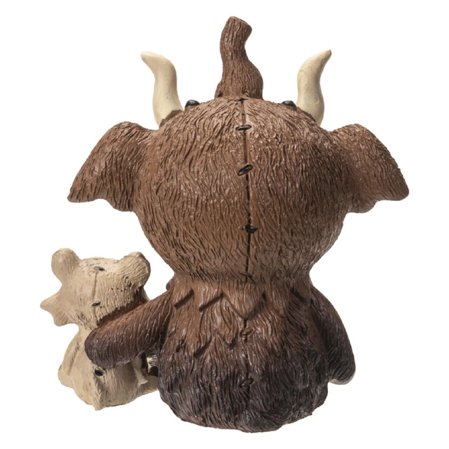 Furrybones Warren Wooly Mammoth Skeleton in Costume Figurine 3 Inch Brown