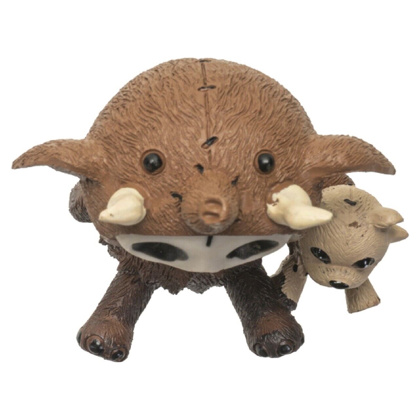 Furrybones Warren Wooly Mammoth Skeleton in Costume Figurine 3 Inch Brown