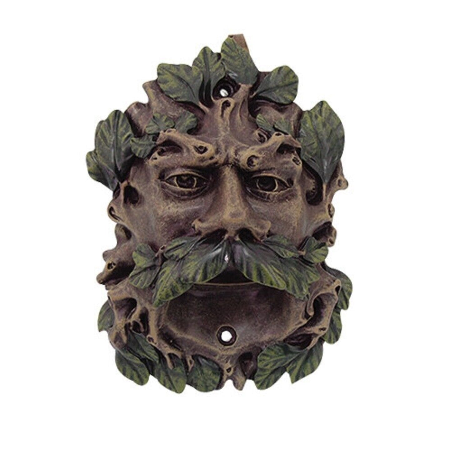 Tree Spirit Celtic Greenman Wrapped In Leaf Foliage Beer Bottle Opener 6 inch