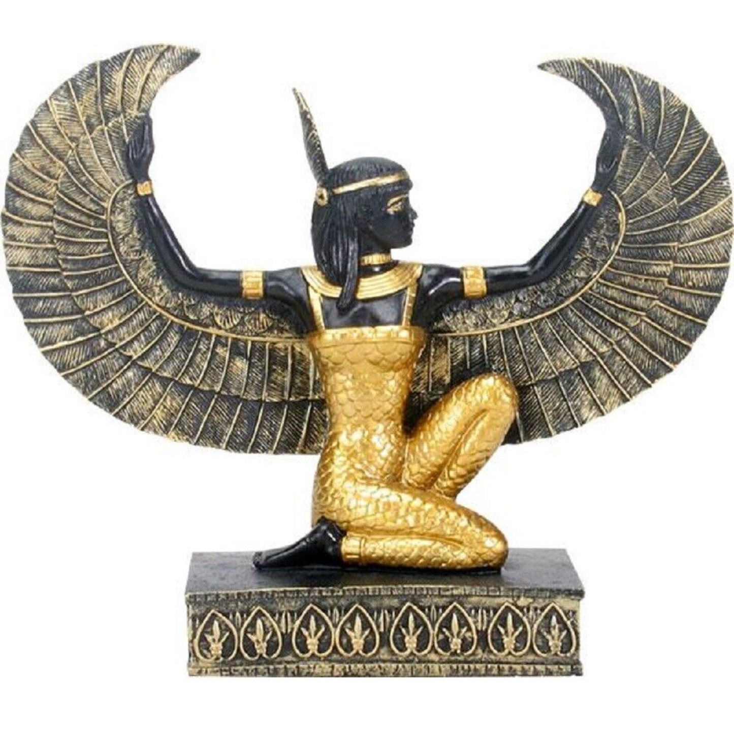 Egyptian Goddess Maat Figurine Egypt Home Decoration 8.5 x 7 inch