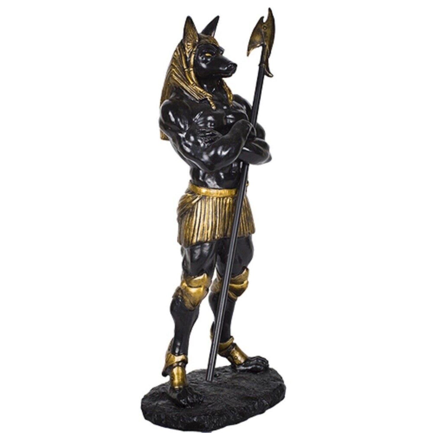 Anubis Egyptian God of the Afterlife Jackal Statue Resin Egypt Figurine 11 inch