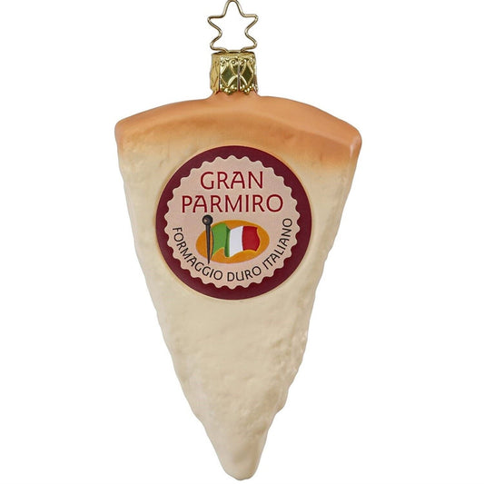Inge Glas Italian Parmiro Parmesan Cheese German Christmas Ornament FREE BOX