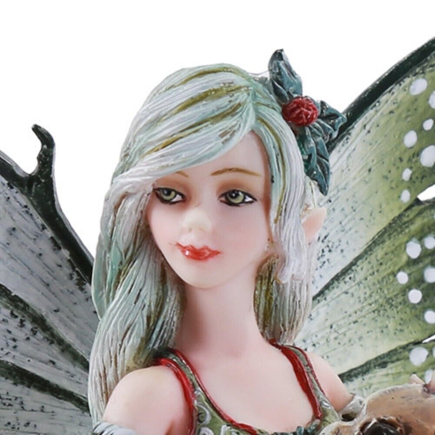 Amy Brown Christmas Cup Fairy Dragon Fantasy Art Figurine Collectible 5.75 inch