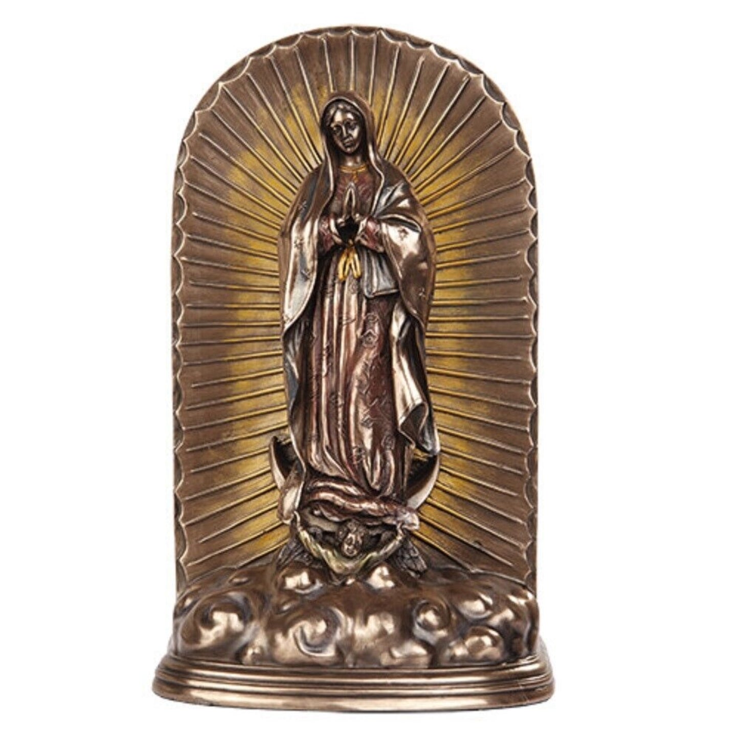 Our Lady Of Guadalupe Blessed Virgin Mary Cremation Urn Figurine 12 inch Tall