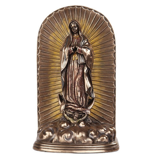 Our Lady Of Guadalupe Blessed Virgin Mary Cremation Urn Figurine 12 inch Tall