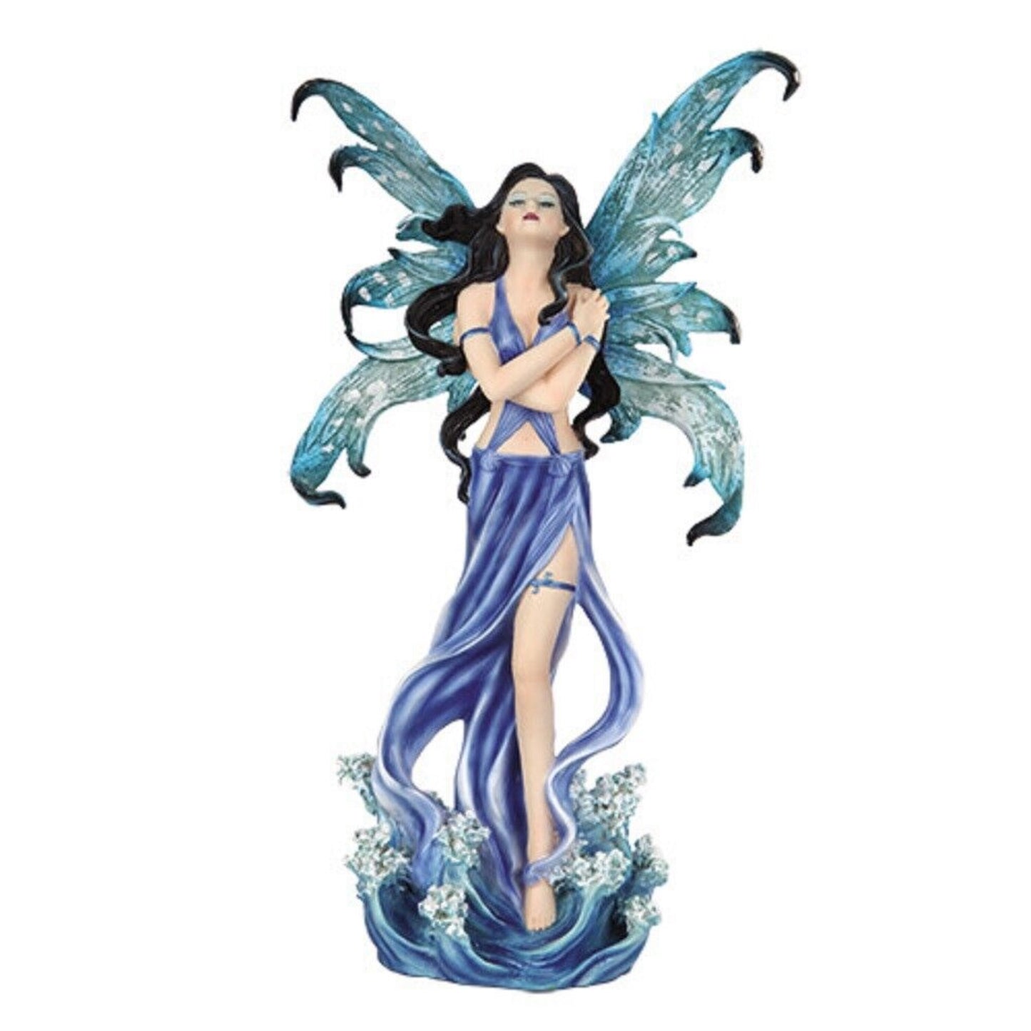 Water Goddess Elemental Fairy Mystical Statue Figurine 12 inch