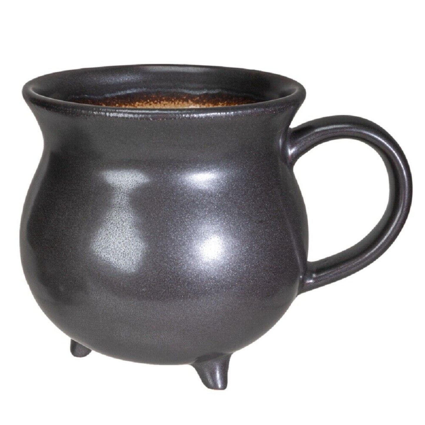 Witch's Potion Halloween Cauldron Porcelain Mug Bowl 5 x 6.75 inch
