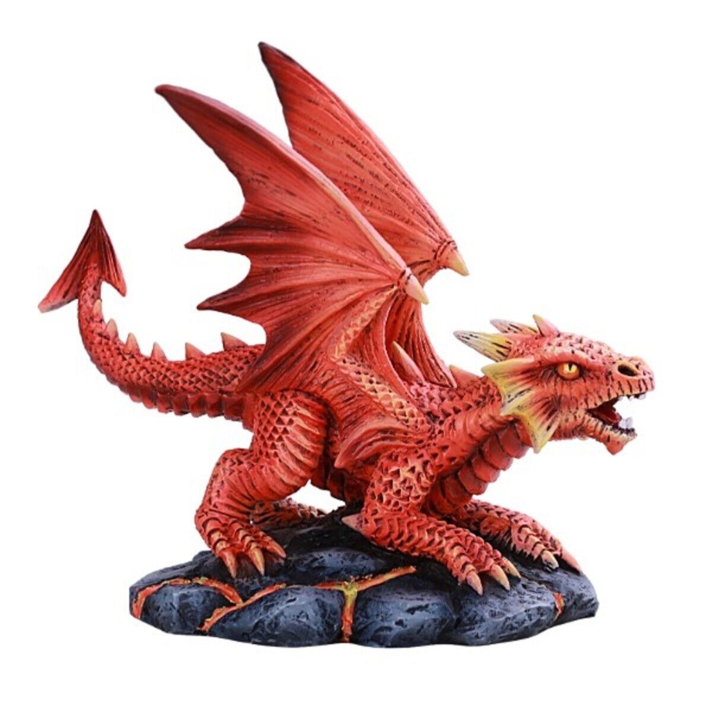 Anne Stokes Age of Dragons Fire Dragon Wyrmling Home Tabletop Decorative Resin Figurine 5 inch