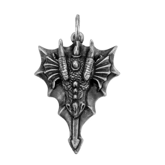 Dragon Head Pendant - Collectible Medallion Necklace Accessory Jewelry