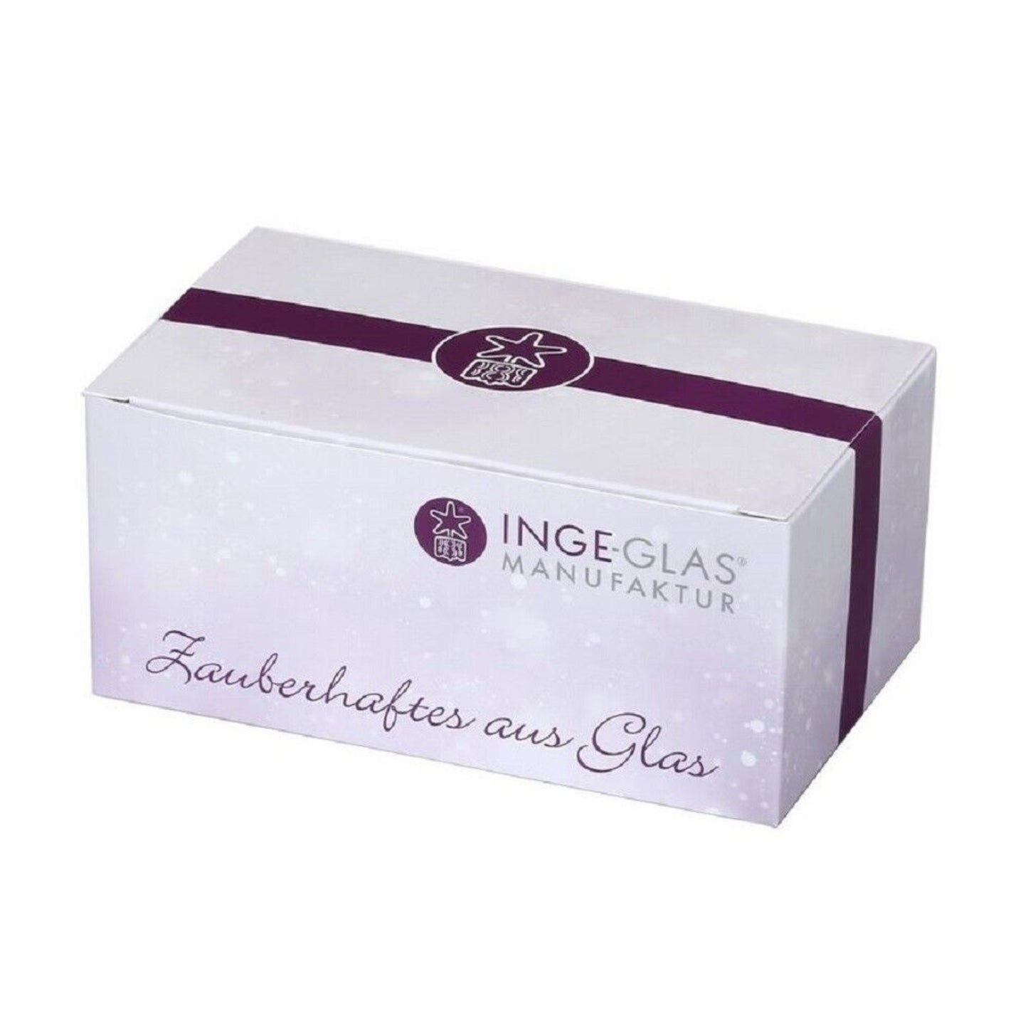 Inge Glas Chocolate Cake German Glass Christmas Ornament FREE BOX