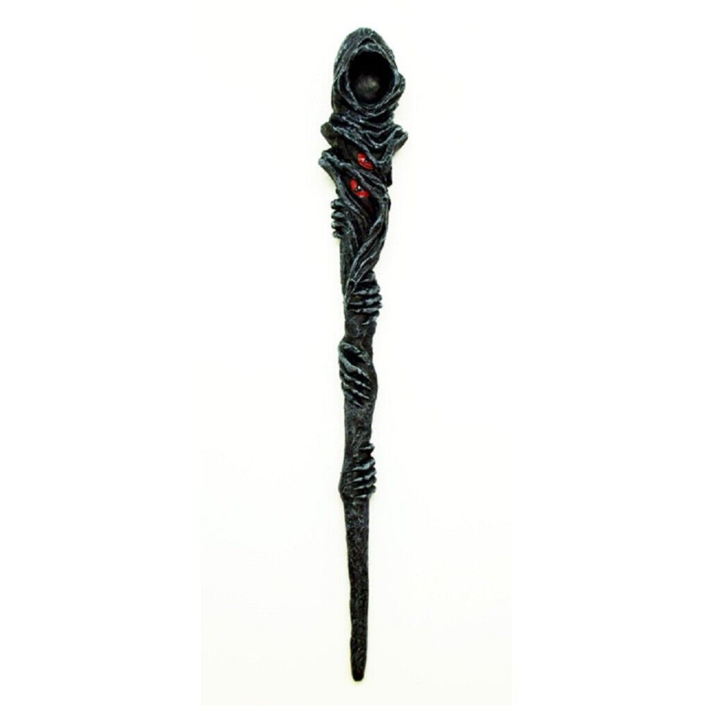 Fantasy Gifts Faceless Hooded Dark Wraith Magic Wand Accessory 9.5 inches Long