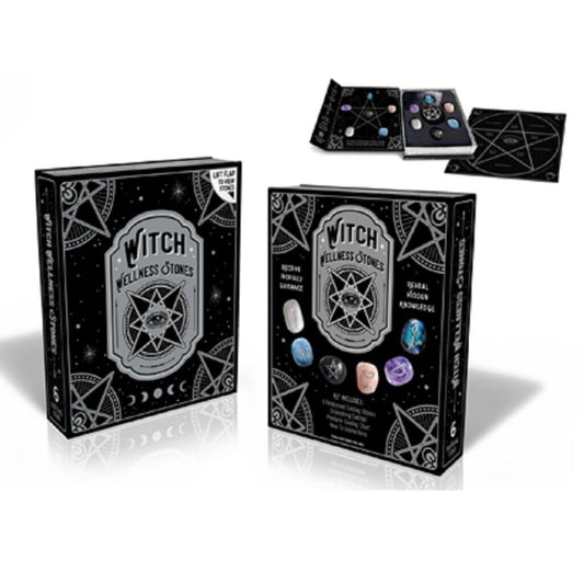 Fantasy Gifts Witch Wellness Stone Kit Includes 6 Stones Multicolor