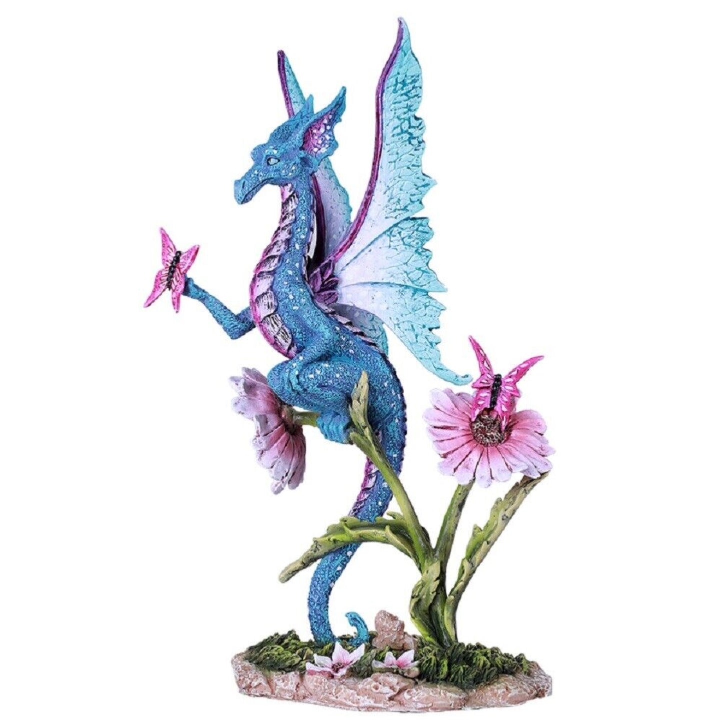 Butterfly Daydream Meadow Fairy Dragon Butterflies Figurine by Amy Brown 6 inch