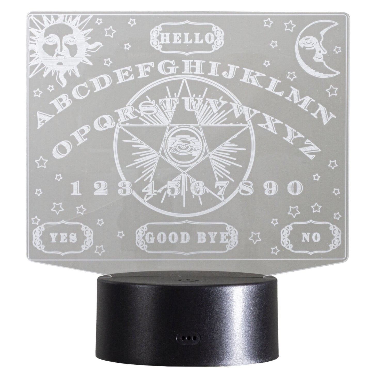 LED Light 3D Spirit Ouija Board Halloween Decorative Sign