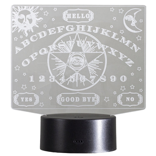 LED Light 3D Spirit Ouija Board Halloween Decorative Sign