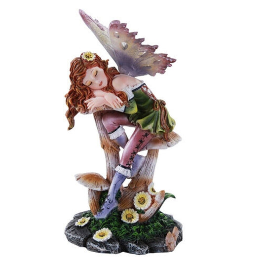 Fairy Garden Toadstool Mushroom Fairy Decorative Mini Garden Figurine 5.5 inch