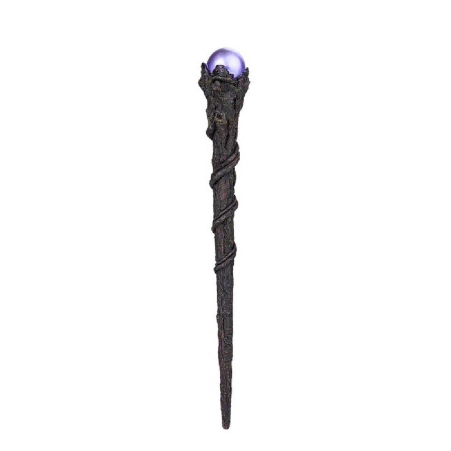 Greenman Magical Wand Orb Cold Cast Resin Magic Tree Wizard Prop 14 inch