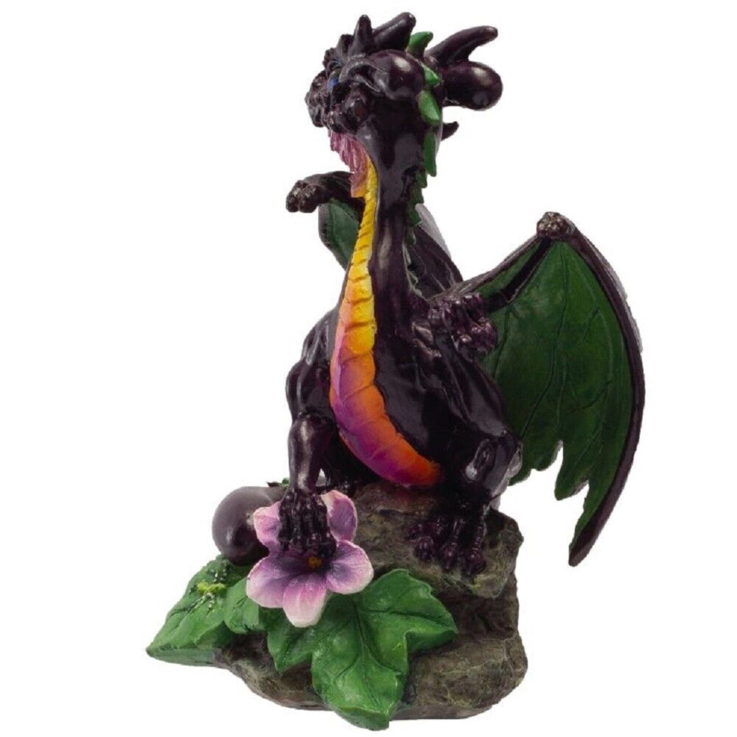 Purple Eggplant Food Dragon Figurine by Stanley Morrison 4.75 inch