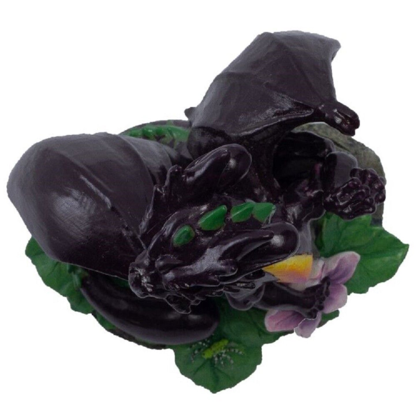 Purple Eggplant Food Dragon Figurine by Stanley Morrison 4.75 inch