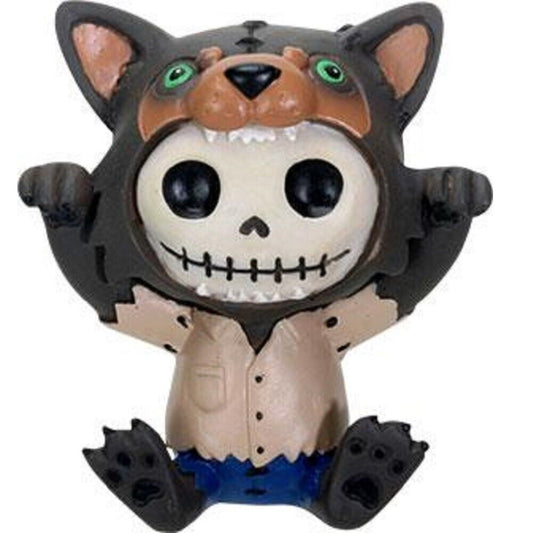 Furrybones Wolfie Skeleton in Halloween Werewolf Costume Figurine
