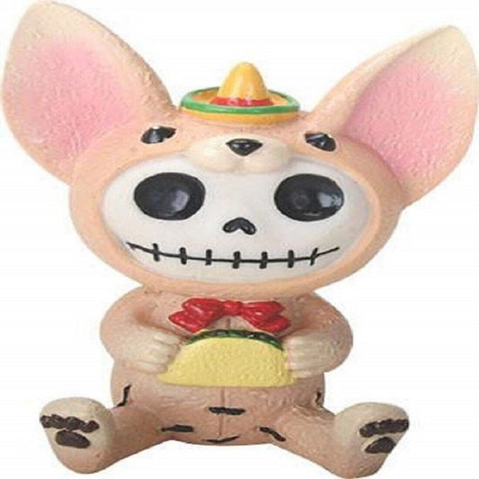 Furrybones Taco Skeleton Dressed in Chihuahua Dog Costume Halloween Figurine