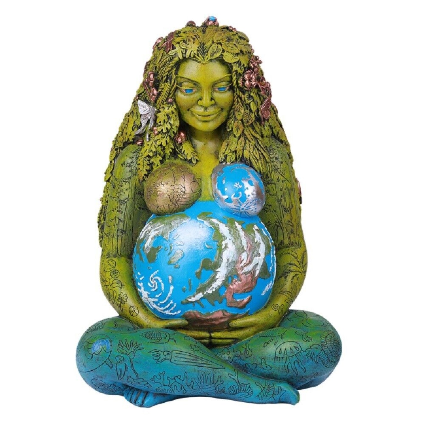 Millennial Gaia Earth Mother Goddess Figurine 14 inch Tall by Oberon Zell