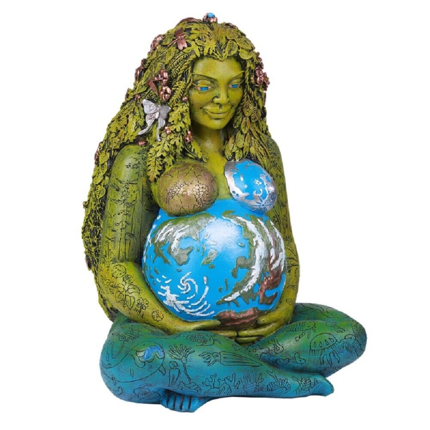 Millennial Gaia Earth Mother Goddess Figurine 14 inch Tall by Oberon Zell